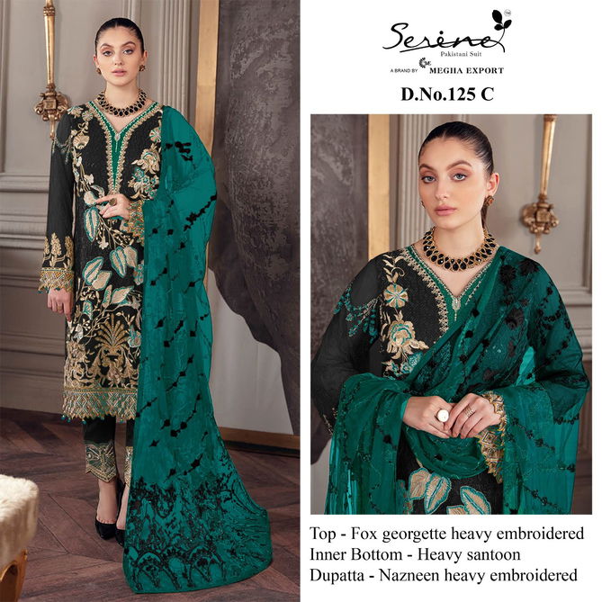 S 125 By Serine Colors Pakistani Suits Catalog